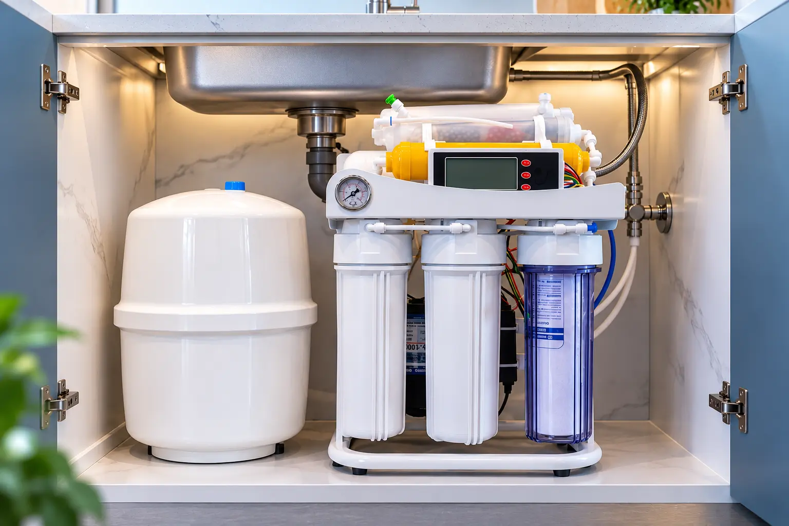Under-Sink Reverse Osmosis System CrystalTap under-sink reverse osmosis system